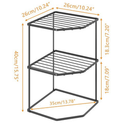 1pc Kitchen Pot Shelf Pot Rack Organizers Tier Pots And Pans Organizer
