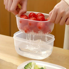 Garlic Ginger Onion Storage Box for Freshkeeping in Refrigerator