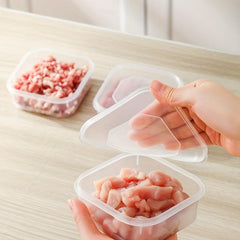 4pcs Transparent Fridge Storage Boxes Fresh Keeping Fruit Vegetable Crisper