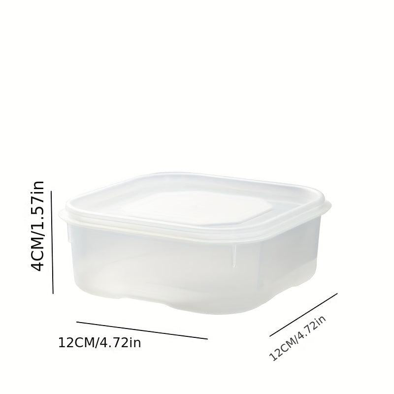 4pcs Transparent Fridge Storage Boxes Fresh Keeping Fruit Vegetable Crisper