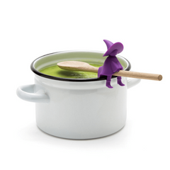 Little Man Wizard Pot Cover Anti Overflow Spoon Holder Set