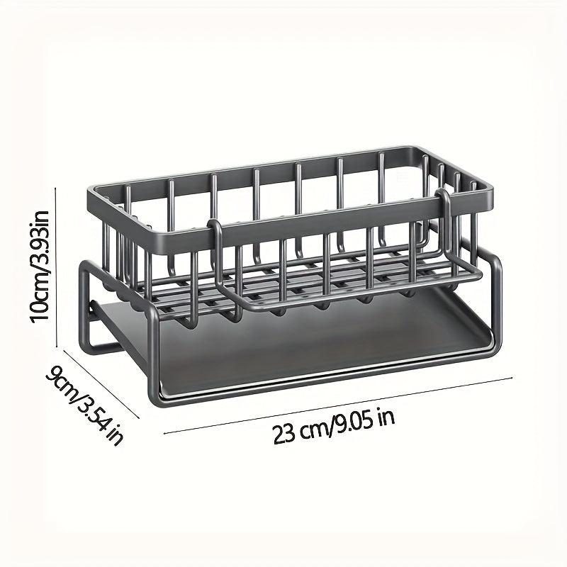 Faucet Dishcloth Sponge Holder Kitchen Storage Rack Sink Drain Basket