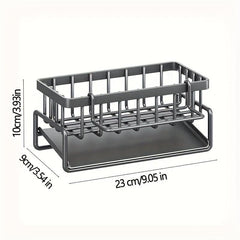 Faucet Dishcloth Sponge Holder Kitchen Storage Rack Sink Drain Basket