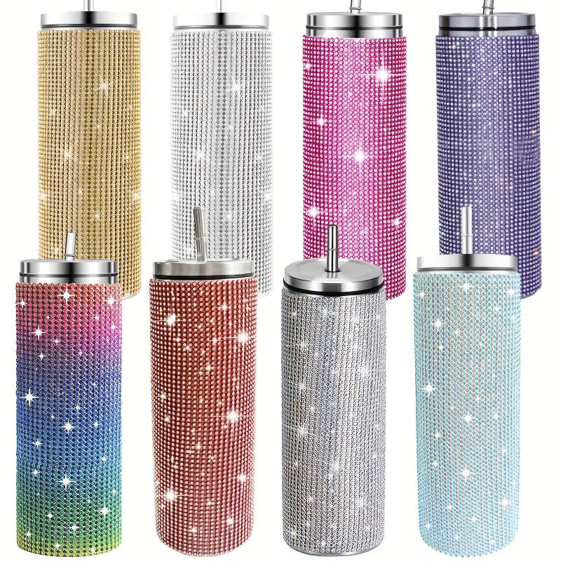 Sparkling Rhinestone 20oz Tumbler With Lid & Straw