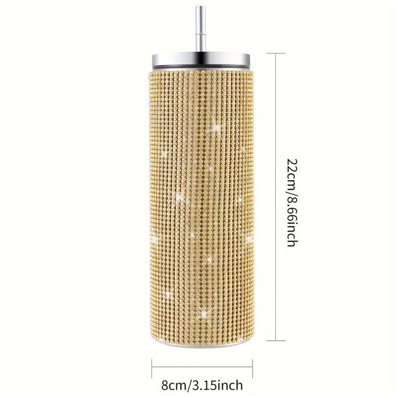 Sparkling Rhinestone 20oz Tumbler With Lid & Straw