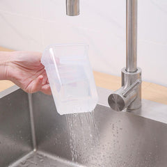 2pcs Plastic Kitchen Organizer for Fruits Drinks Snacks Pasta Storage
