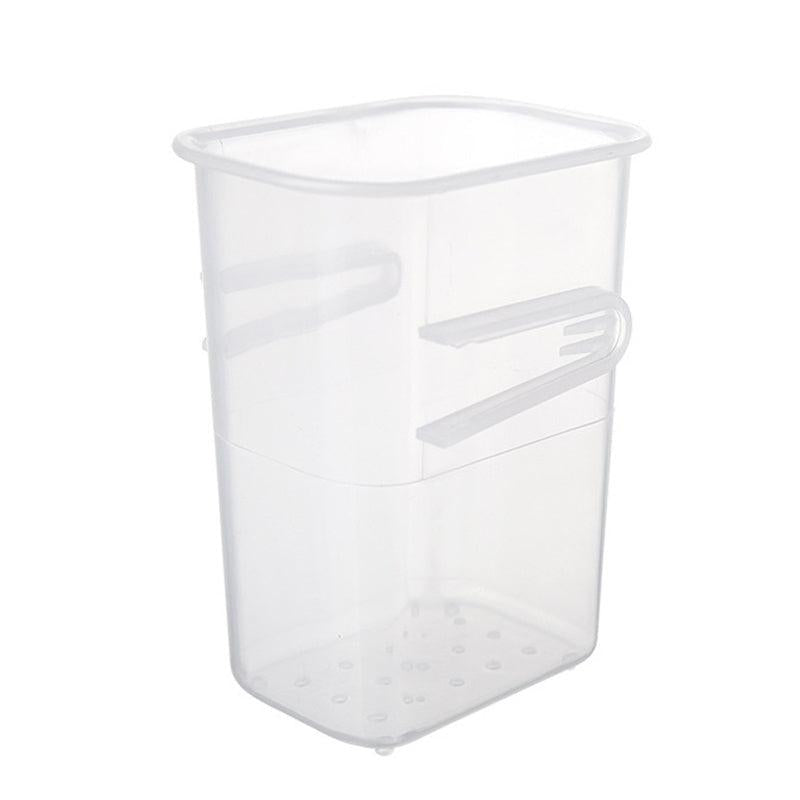 2pcs Plastic Kitchen Organizer for Fruits Drinks Snacks Pasta Storage