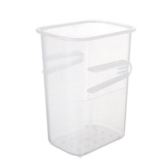 2pcs Plastic Kitchen Organizer for Fruits Drinks Snacks Pasta Storage