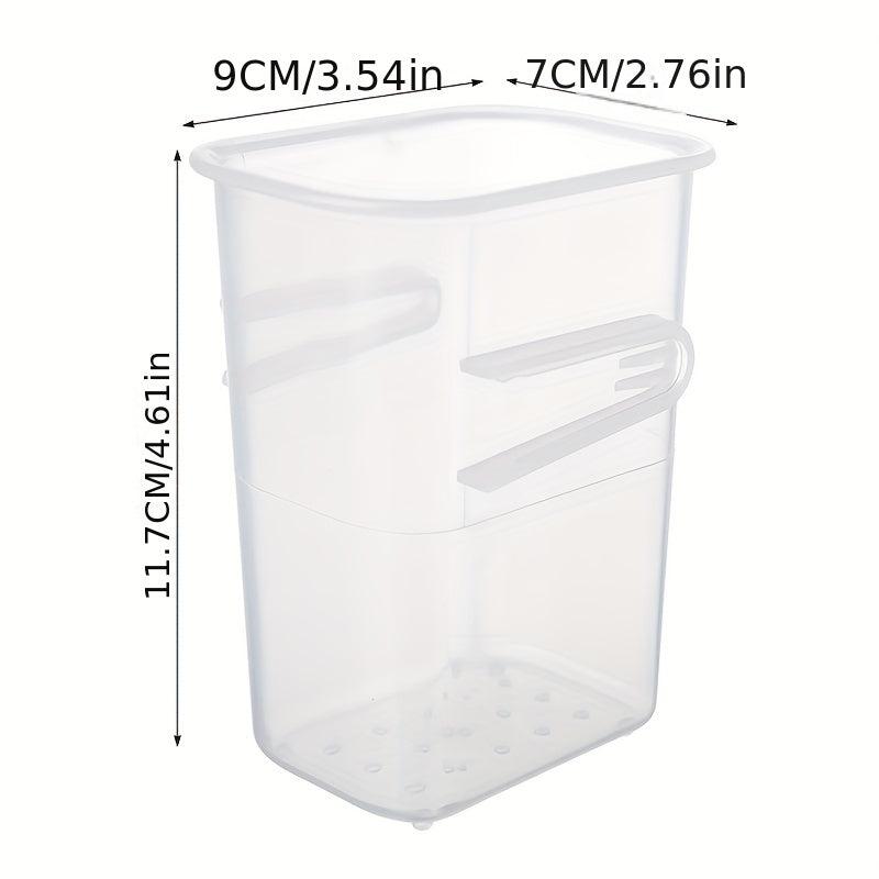 2pcs Plastic Kitchen Organizer for Fruits Drinks Snacks Pasta Storage