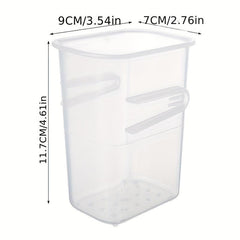 2pcs Plastic Kitchen Organizer for Fruits Drinks Snacks Pasta Storage
