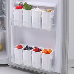 2pcs Plastic Kitchen Organizer for Fruits Drinks Snacks Pasta Storage