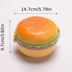 Creative Hamburger Bento Box Lunch Box for Teens and Adults