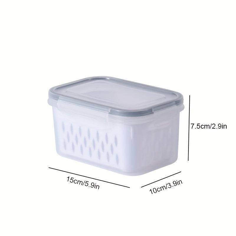 3pcs Fridge Food Storage Container w/ Lid & Stackable Container