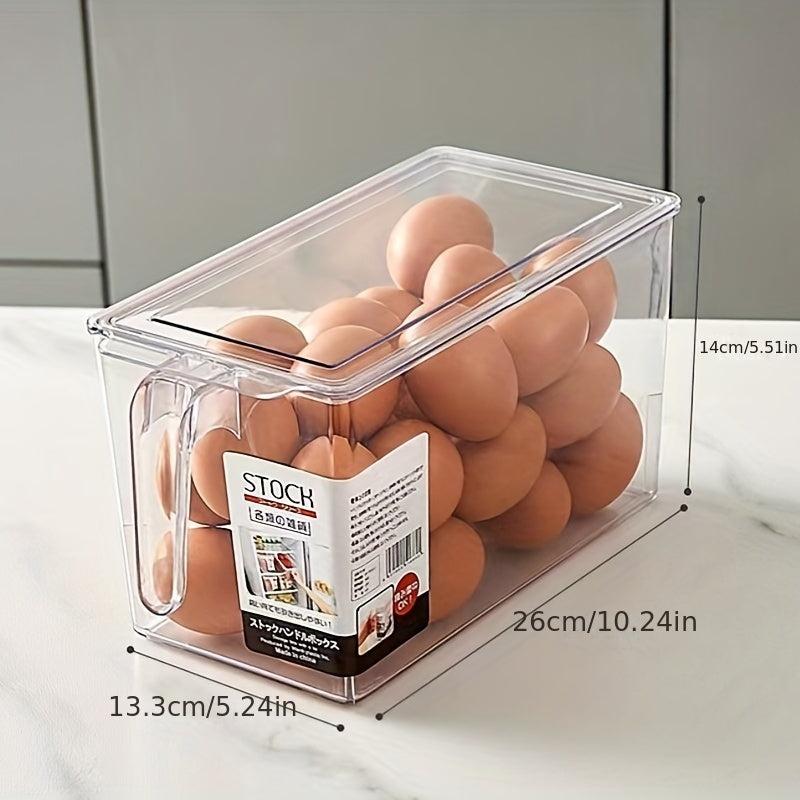 Food Storage Container with Handle Transparent Refrigerator Storage Box