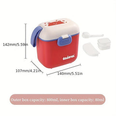 Food Supplement Box Milk Powder Portable Outing Compartmentalized Sealed Can