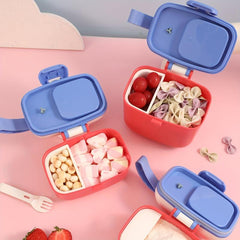 Food Supplement Box Milk Powder Portable Outing Compartmentalized Sealed Can