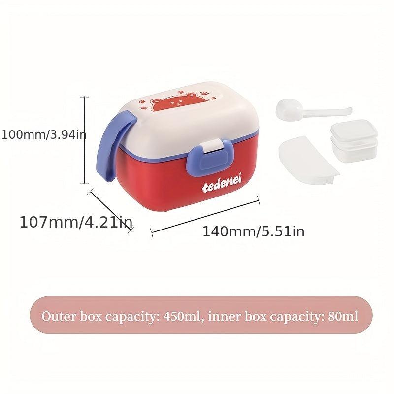 Food Supplement Box Milk Powder Portable Outing Compartmentalized Sealed Can