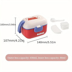 Food Supplement Box Milk Powder Portable Outing Compartmentalized Sealed Can