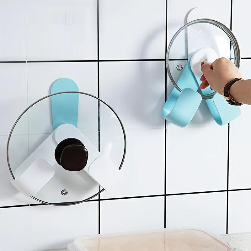 Rotary Storage Rack Pot Lid Holder Pots And Pans Organizer