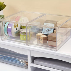Clear Organizer Kitchen Sink Organizer Plastic Storage Drawers With Handles