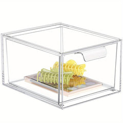 Clear Organizer Kitchen Sink Organizer Plastic Storage Drawers With Handles