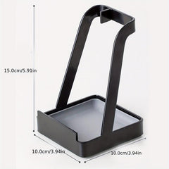 Stainless Steel Pot Lid Holder and Finishing Rack - Kitchen Accessory