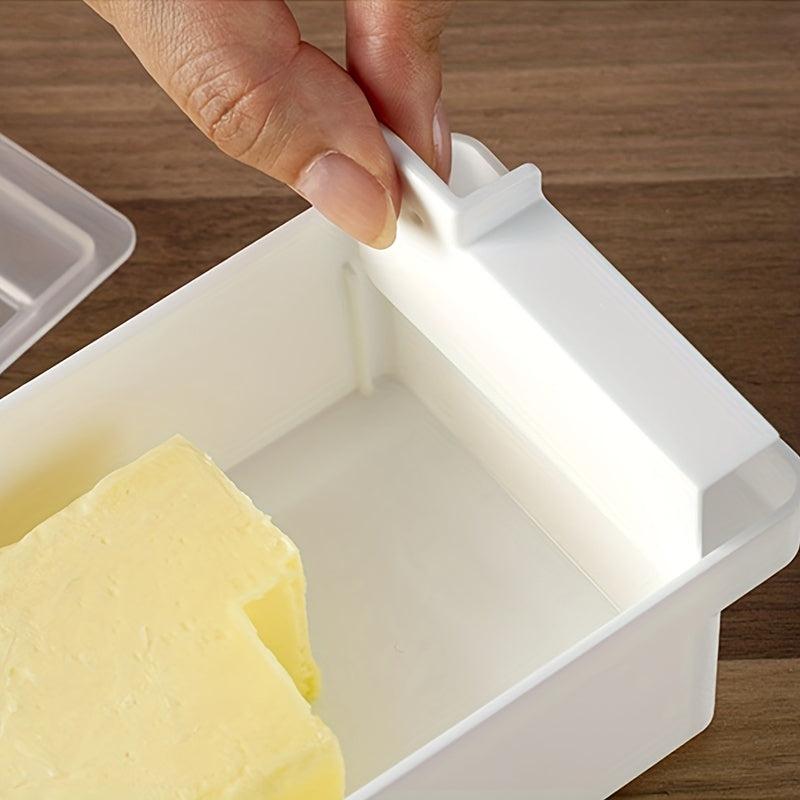 Leakproof Butter & Cheese Storage Containers - Reusable Square Flip Top