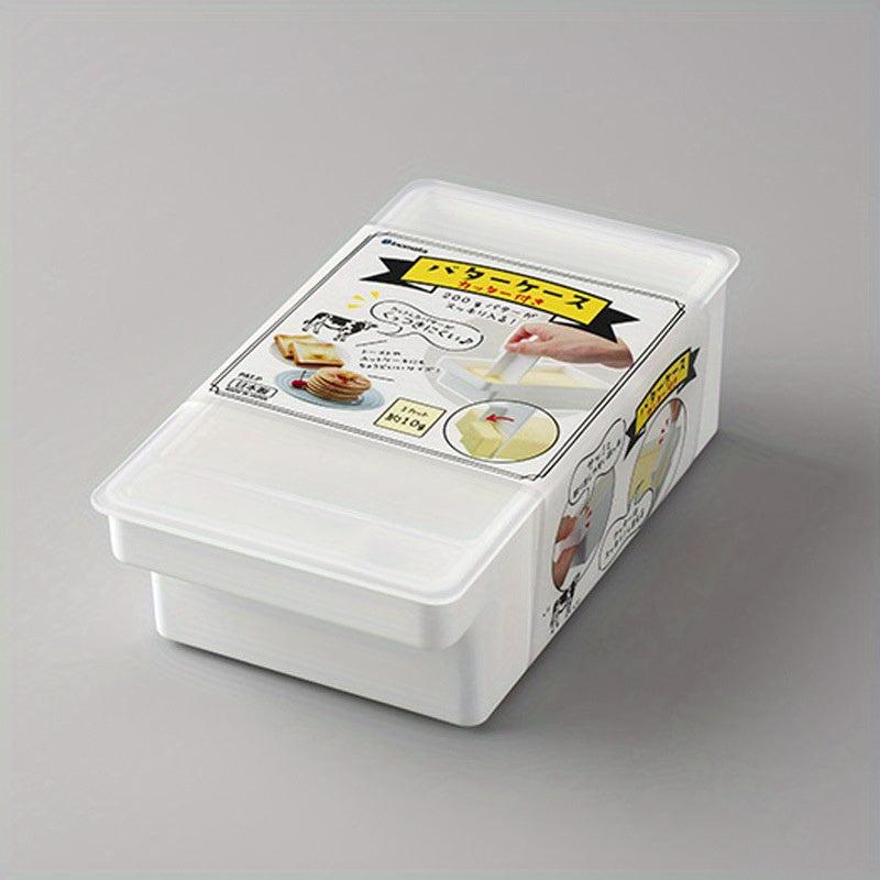 Leakproof Butter & Cheese Storage Containers - Reusable Square Flip Top
