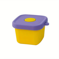 Silicone Food Bowl with Lid Complementary Food Container