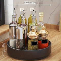 Lazy Susan Organizer Rotating Spice Rack Storage Tray For Spice Sorting