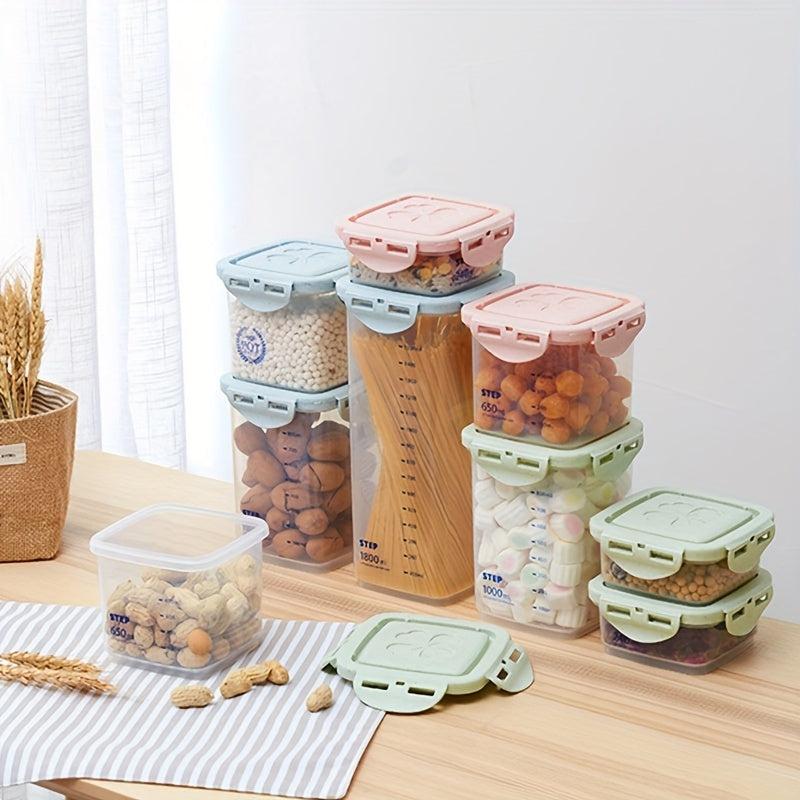 1pc Transparent Food Storage Container Sealed Fresh-keeping Box