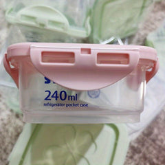 1pc Transparent Food Storage Container Sealed Fresh-keeping Box