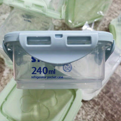 1pc Transparent Food Storage Container Sealed Fresh-keeping Box