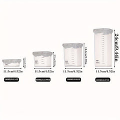 1pc Transparent Food Storage Container Sealed Fresh-keeping Box