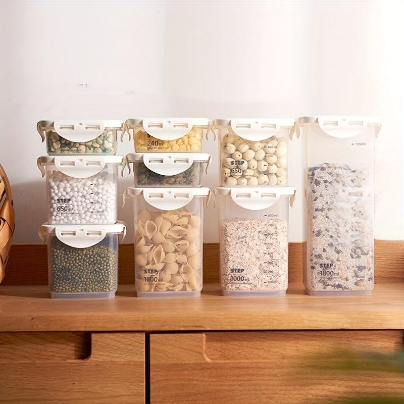 1pc Transparent Food Storage Container Sealed Fresh-keeping Box
