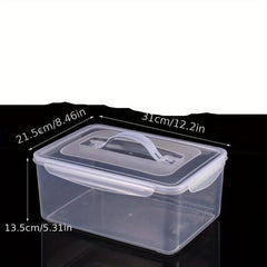 Plastic Refrigerator Storage Box for Fresh Fruit Vegetable Crisper Dumpling