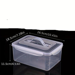 Plastic Refrigerator Storage Box for Fresh Fruit Vegetable Crisper Dumpling