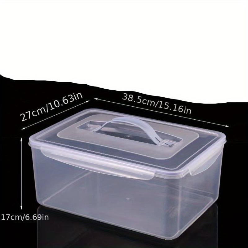 Plastic Refrigerator Storage Box for Fresh Fruit Vegetable Crisper Dumpling