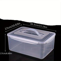 Plastic Refrigerator Storage Box for Fresh Fruit Vegetable Crisper Dumpling