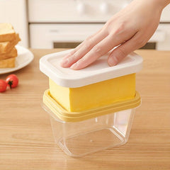 Butter Cutting Storage Box with Lid Refrigerator Cheese Packaging Freshkeeping