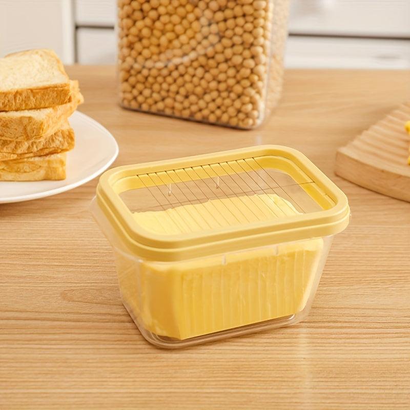 Butter Cutting Storage Box with Lid Refrigerator Cheese Packaging Freshkeeping