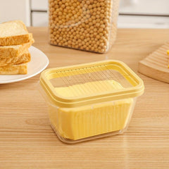 Butter Cutting Storage Box with Lid Refrigerator Cheese Packaging Freshkeeping