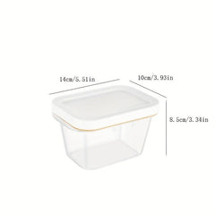 Butter Cutting Storage Box with Lid Refrigerator Cheese Packaging Freshkeeping