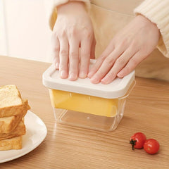 Butter Cutting Storage Box with Lid Refrigerator Cheese Packaging Freshkeeping
