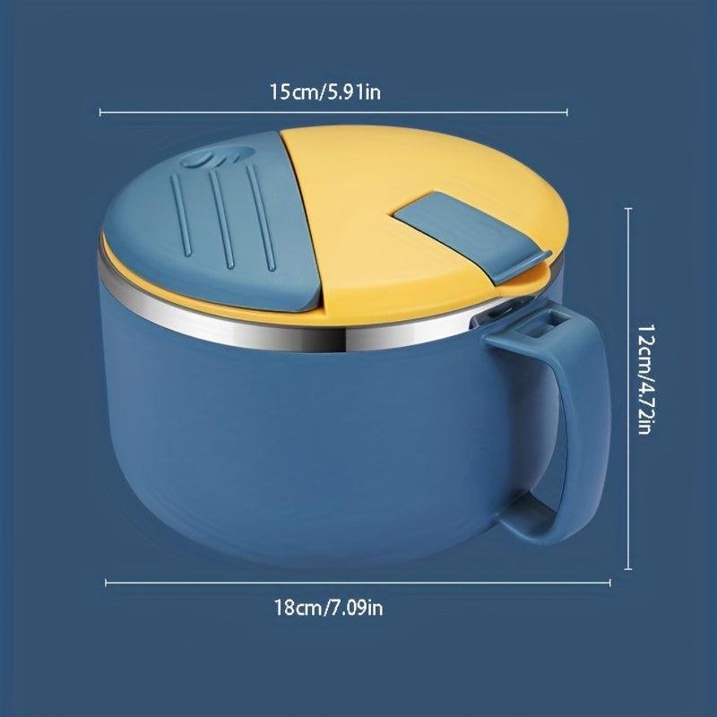 Stainless Steel Noodles Bowl Large Capacity Leakproof Food Container