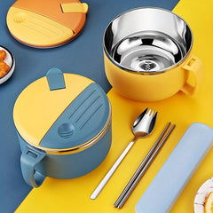 Stainless Steel Noodles Bowl Large Capacity Leakproof Food Container