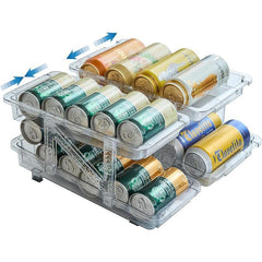 Automatic Rolling Soda Can Organizer For Refrigerator