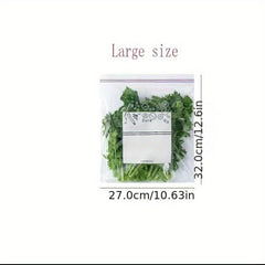 Thickened Double Band Sub Sealed Fresh keeping Bag - 30pcs