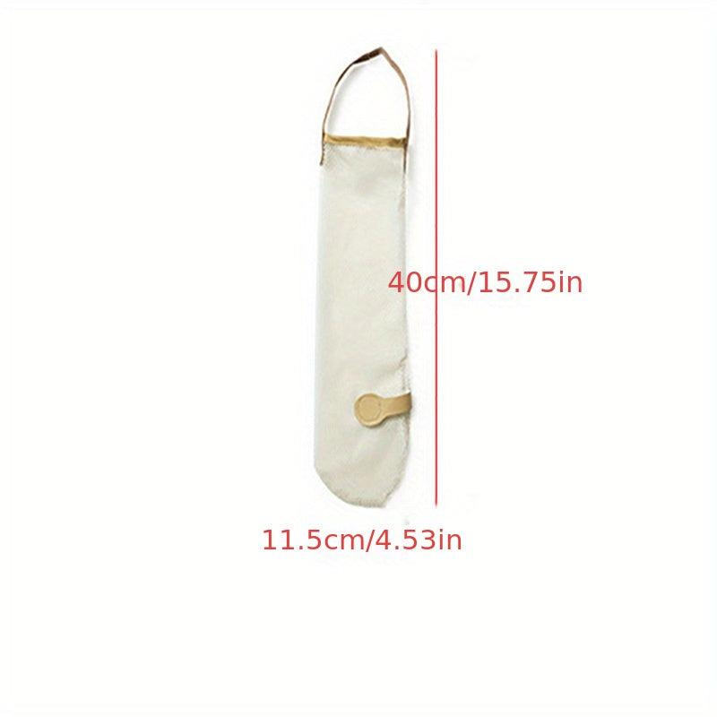 Portable Vegetable Storage Mesh Bag for Kitchen Wall-mounted Hanging Basket