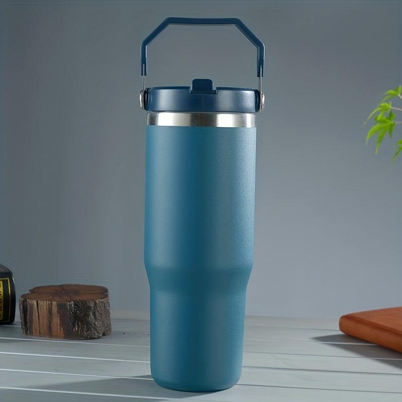 30oz Thermocooler Vacuum Flask Stainless Steel Tumbler for Home Office Car